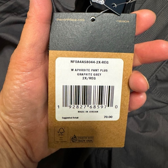 The North Face Women's Graphite Grey Aphrodite Motion Pants Size 2X - Picture 6 of 11